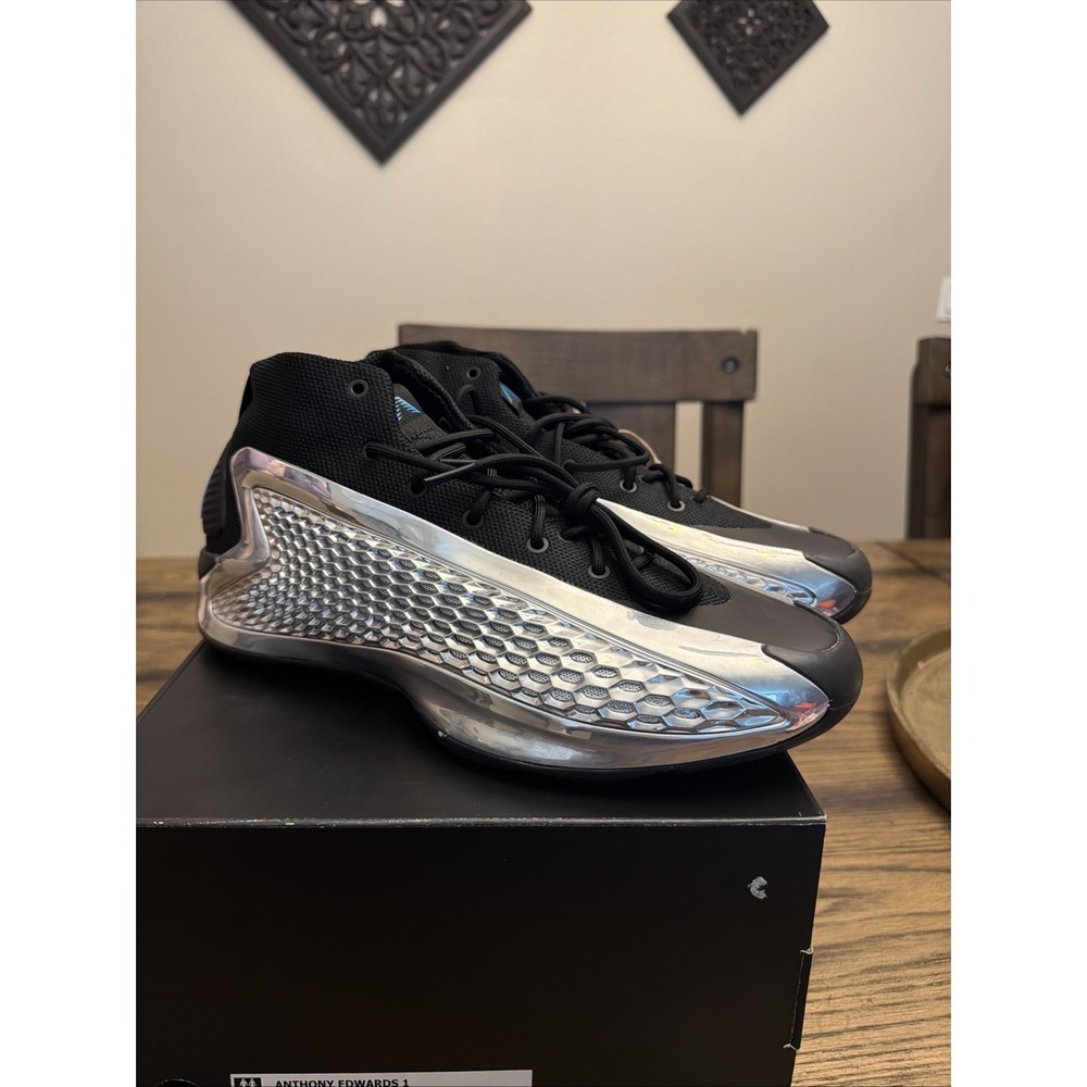 Adidas AE 1 Silver Metallic Men's 9.5 …JI0424 Brand New With Box🔥 …X2